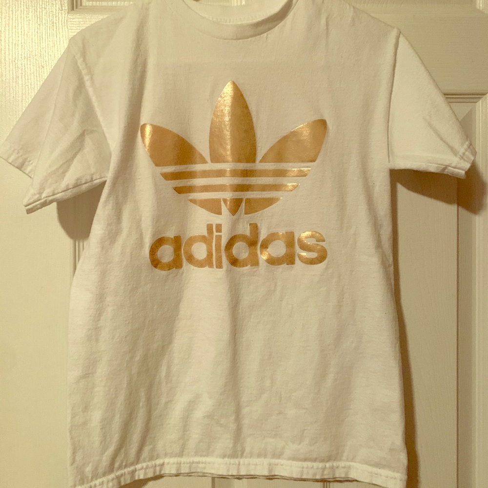 White adidas tshirt